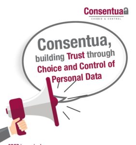 Front page from the Consentua Brochure