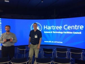 David and Mark Braggins at the Hartree Lab