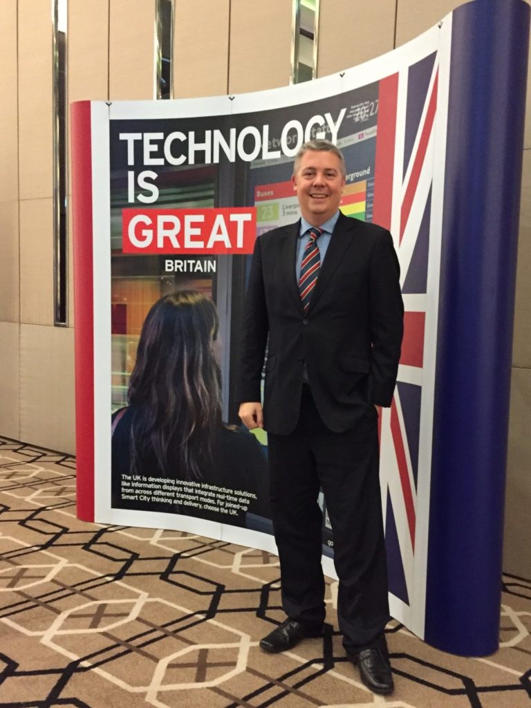 David trying to export KnowNow technology at the UK Technology Trade Mission to Malaysia -