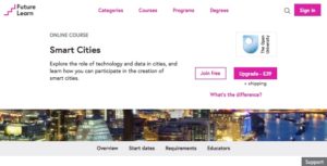 OU course on FutureLearn mentioned in the Smart City Interview