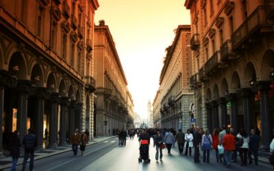Photo of a street in Turin